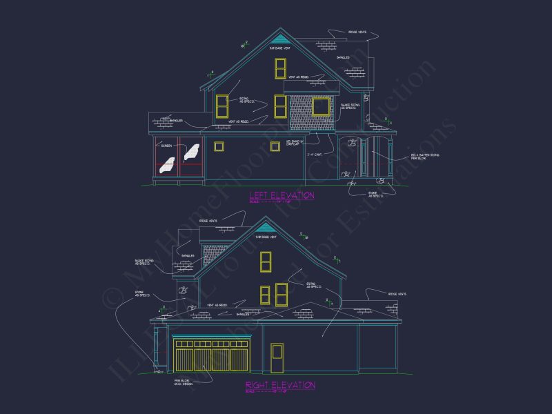 Elegant Craftsman house Plan with Open Floor Layout and Vaulted Ceilings