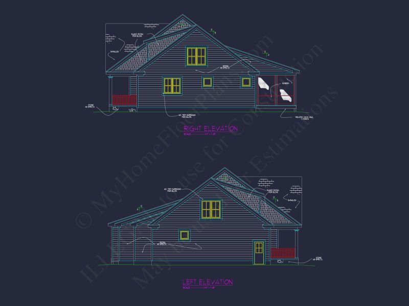 Elegant Craftsman house Plan with Spacious Floor Designs
