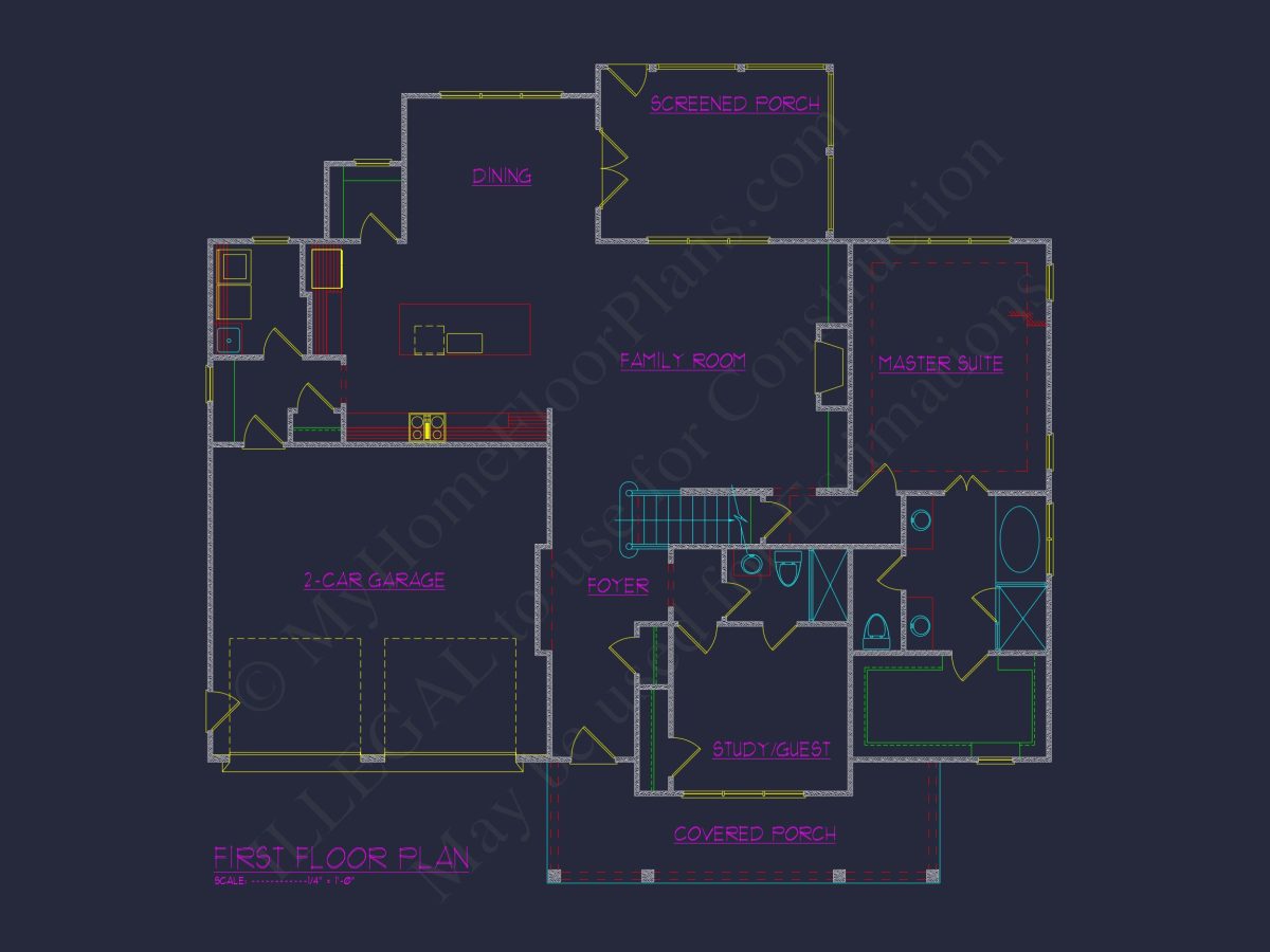 Elegant Craftsman house Plan with Spacious Floor Designs