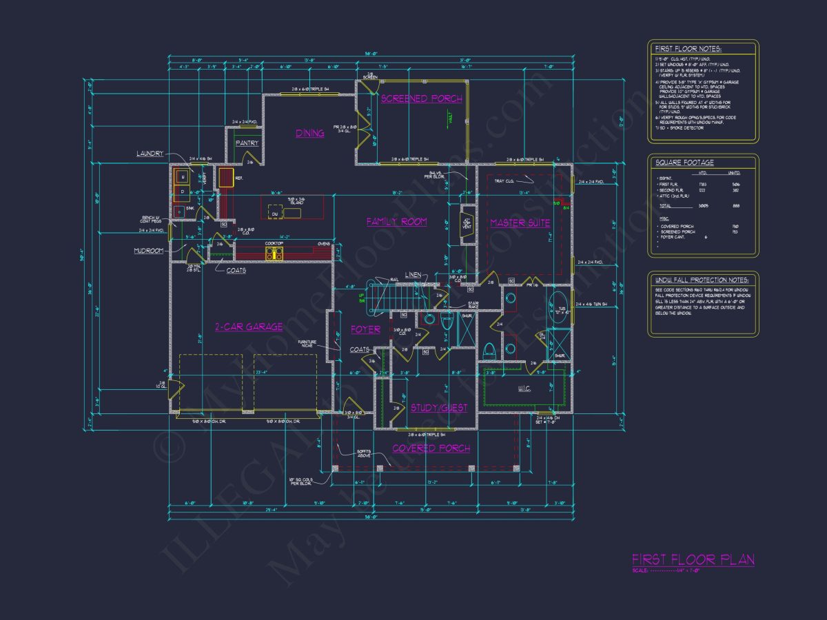 Elegant Craftsman house Plan with Spacious Floor Designs