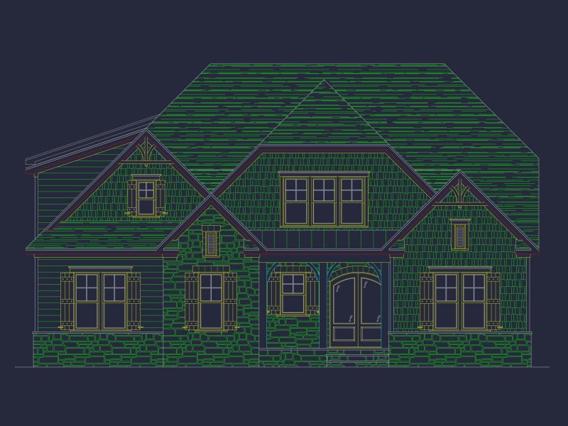 Elegant Craftsman house Plan with Stunning 2-Story Design