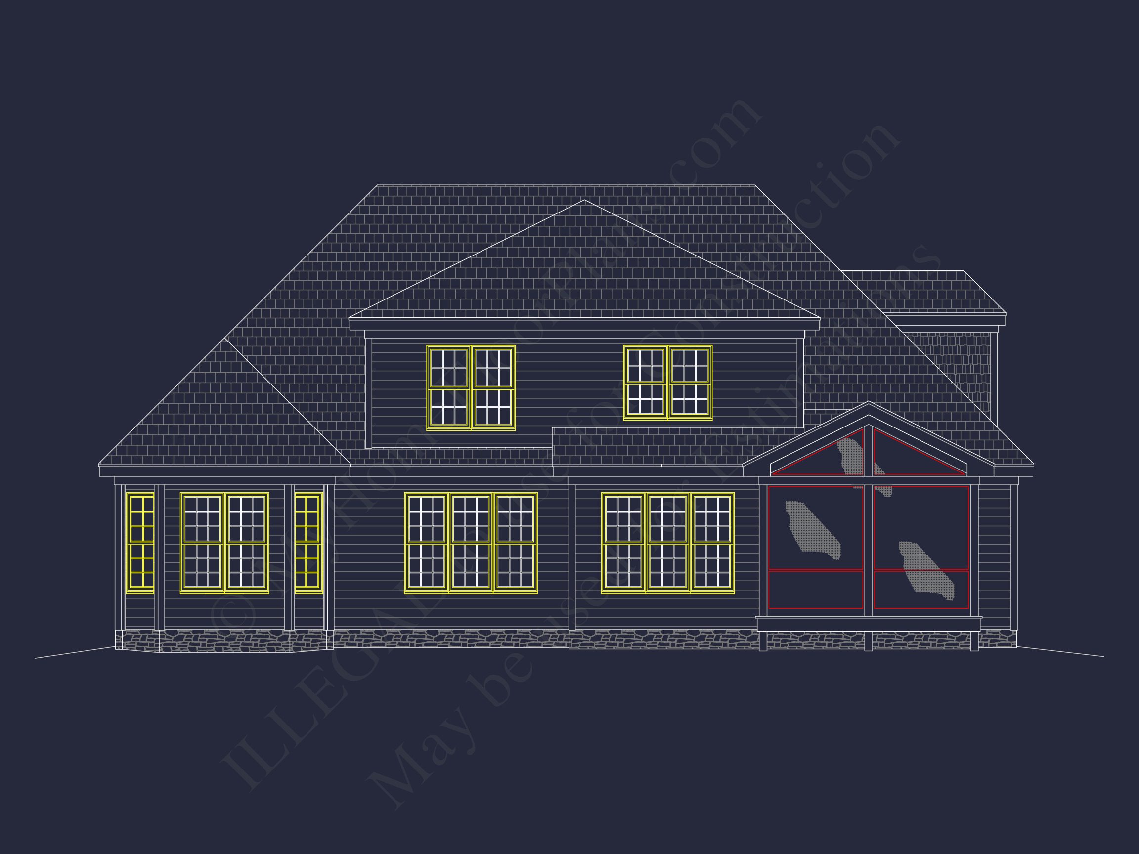 Elegant Craftsman house Plan,Floor Plan,and CAD Architecture