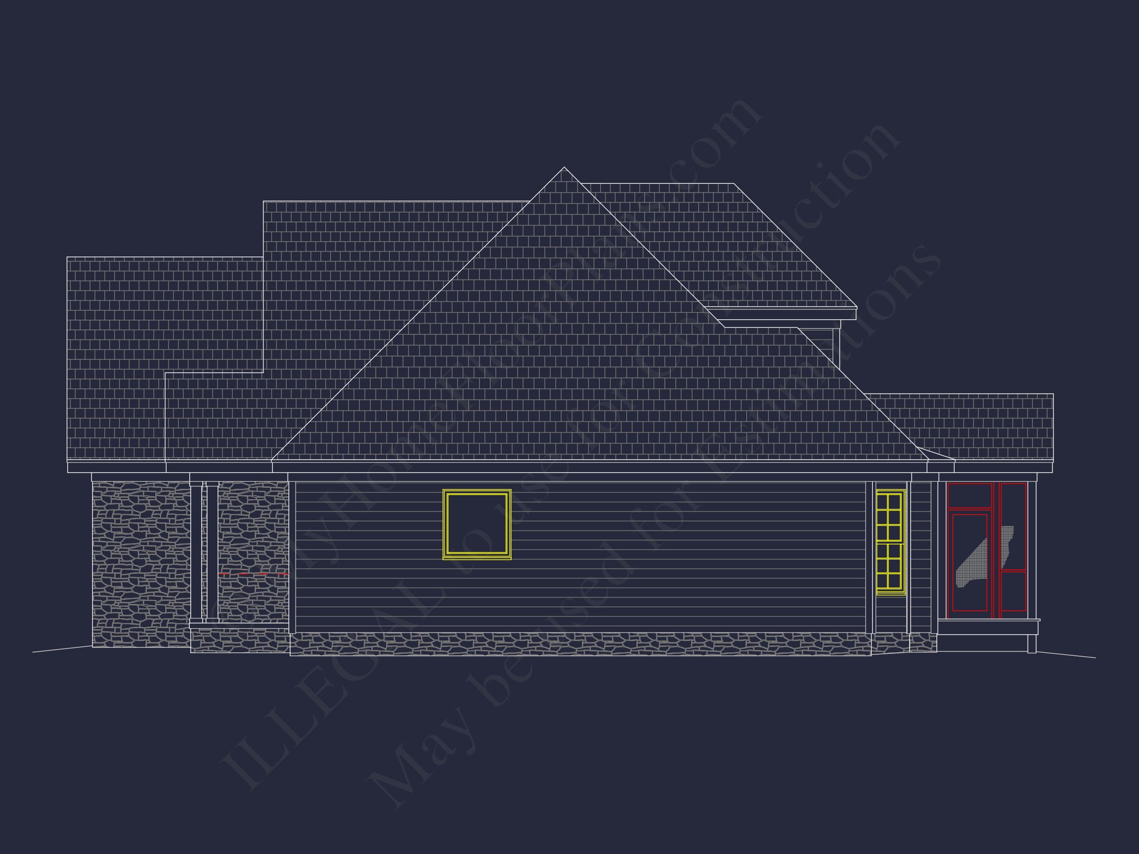 Elegant Craftsman house Plan,Floor Plan,and CAD Architecture