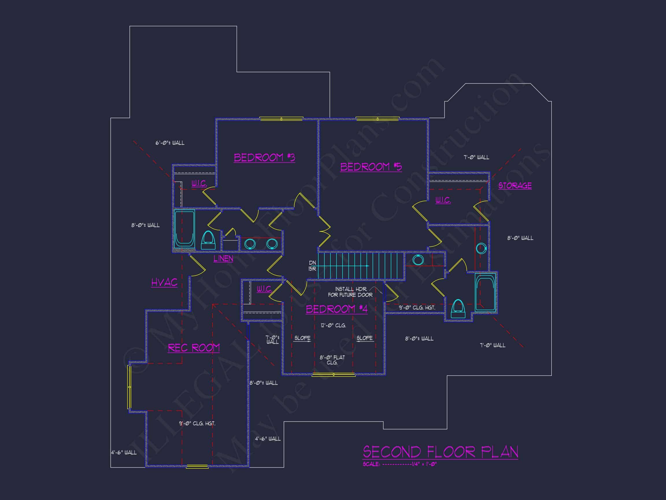Elegant Craftsman house Plan,Floor Plan,and CAD Architecture