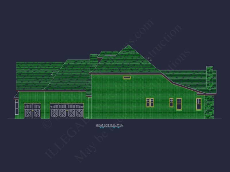 Elegant French Country house Plan