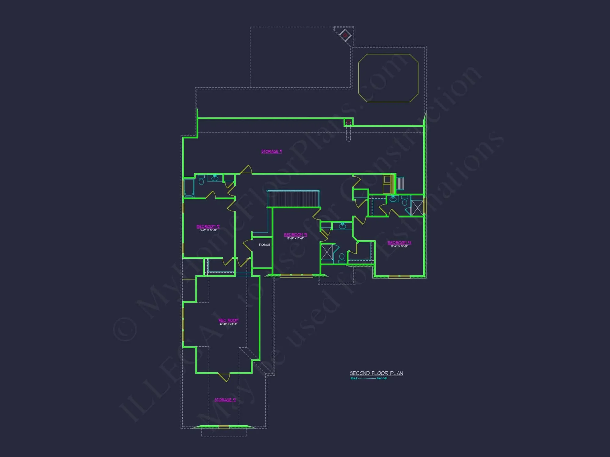 Elegant French Country house Plan