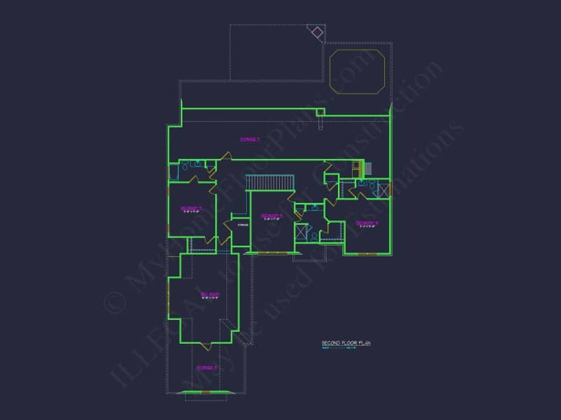 Elegant French Country house Plan