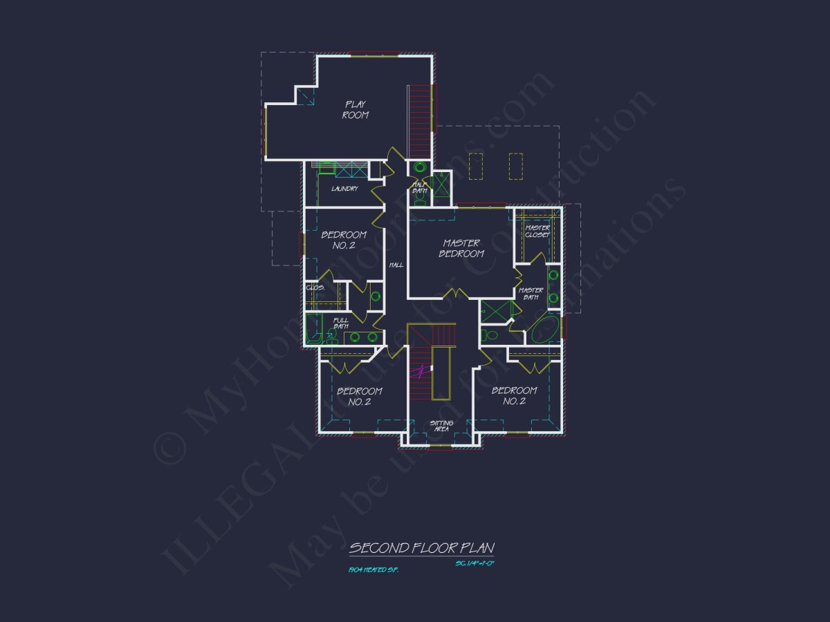 Elegant French Country house Plan with Spacious Floor Design