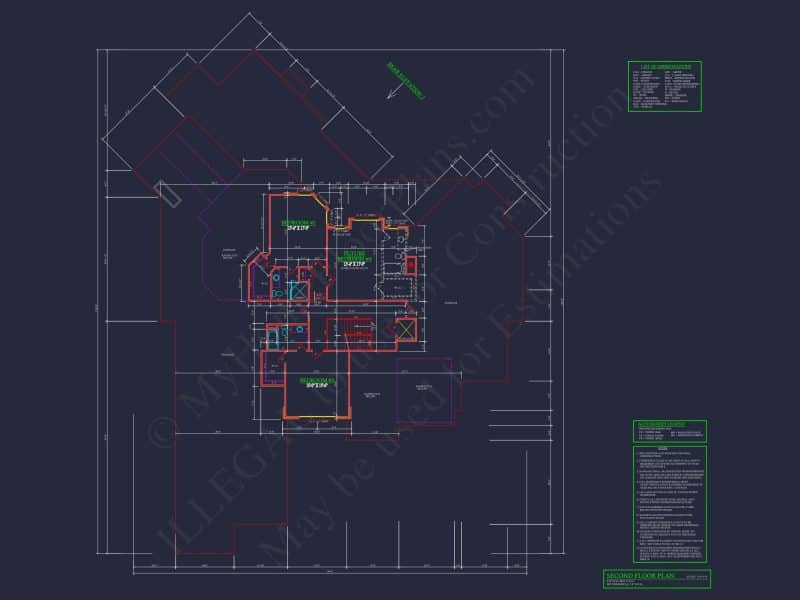 Elegant French Country house Plan with Spacious Layout - 2 Floors