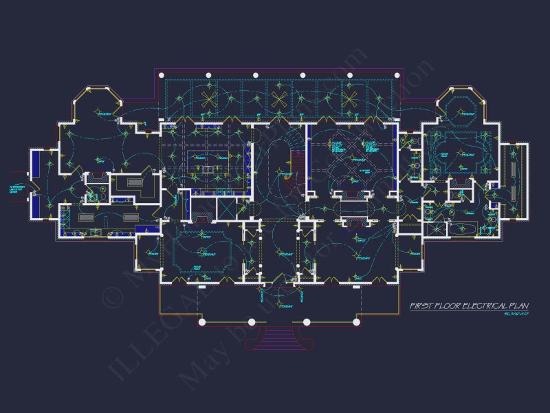 2-Story Luxury CAD Blueprint