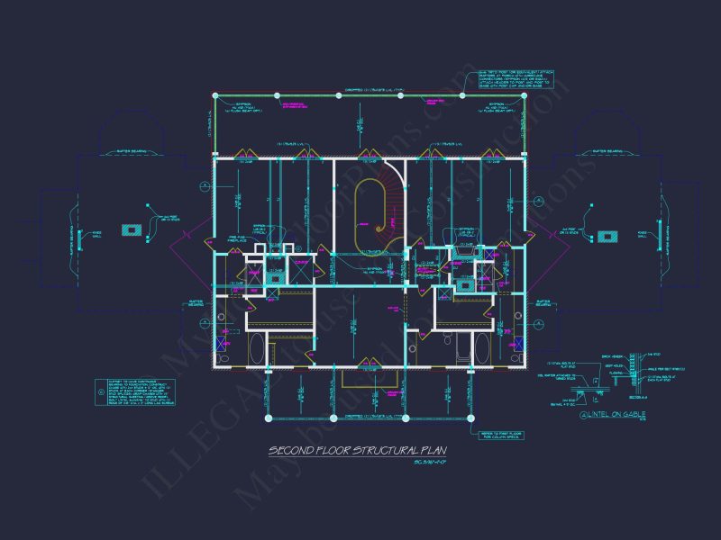 2-Story Luxury CAD Blueprint