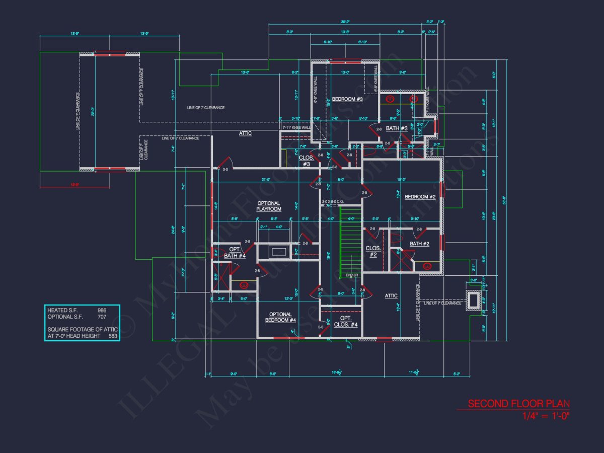 Elegant Georgian house Plan with Detailed Floor Designs