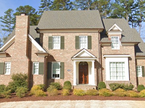 Elegant Georgian house Plan with Detailed Floor Designs