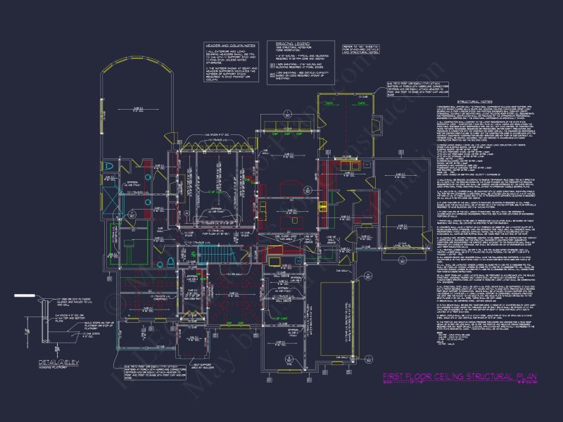 Elegant house Blueprint with 2.5 Story Floor Plan Designs