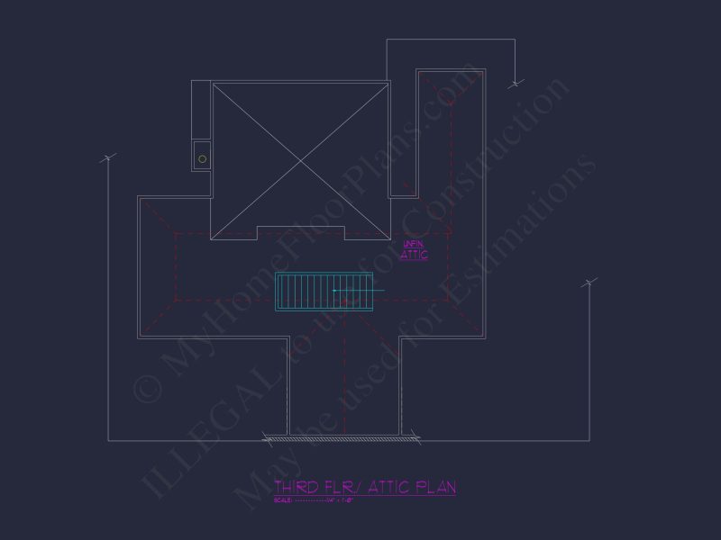 Elegant house Blueprint with 2.5 Story Floor Plan Designs