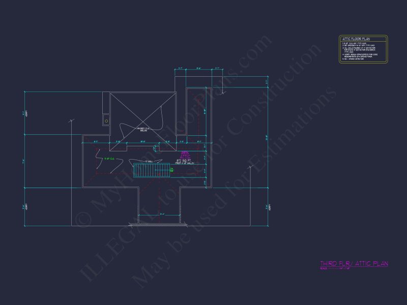 Elegant house Blueprint with 2.5 Story Floor Plan Designs