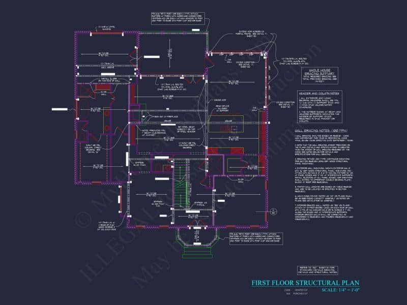 Elegant house Blueprint with 3.5 Floors & CAD Designs