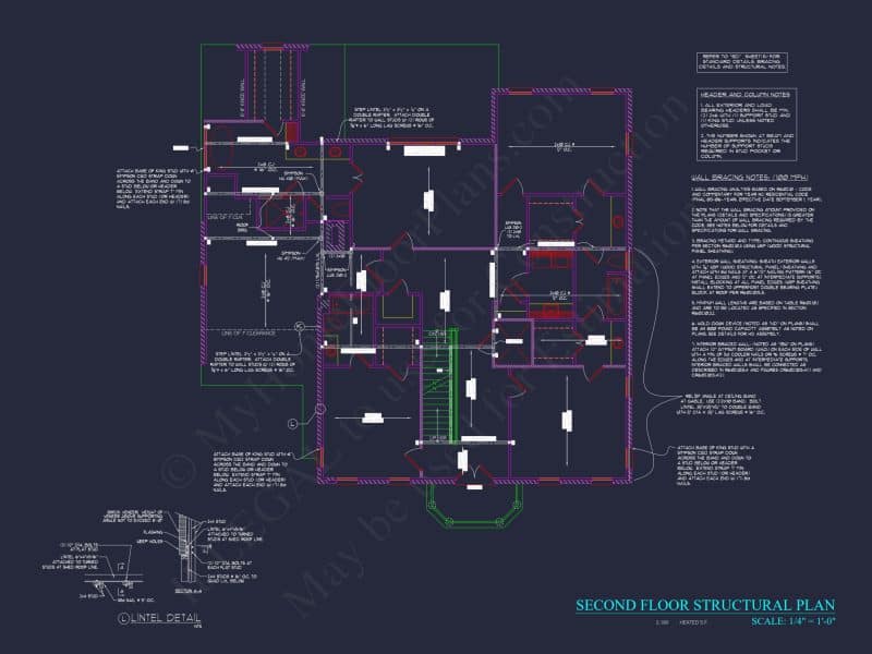 Elegant house Blueprint with 3.5 Floors & CAD Designs