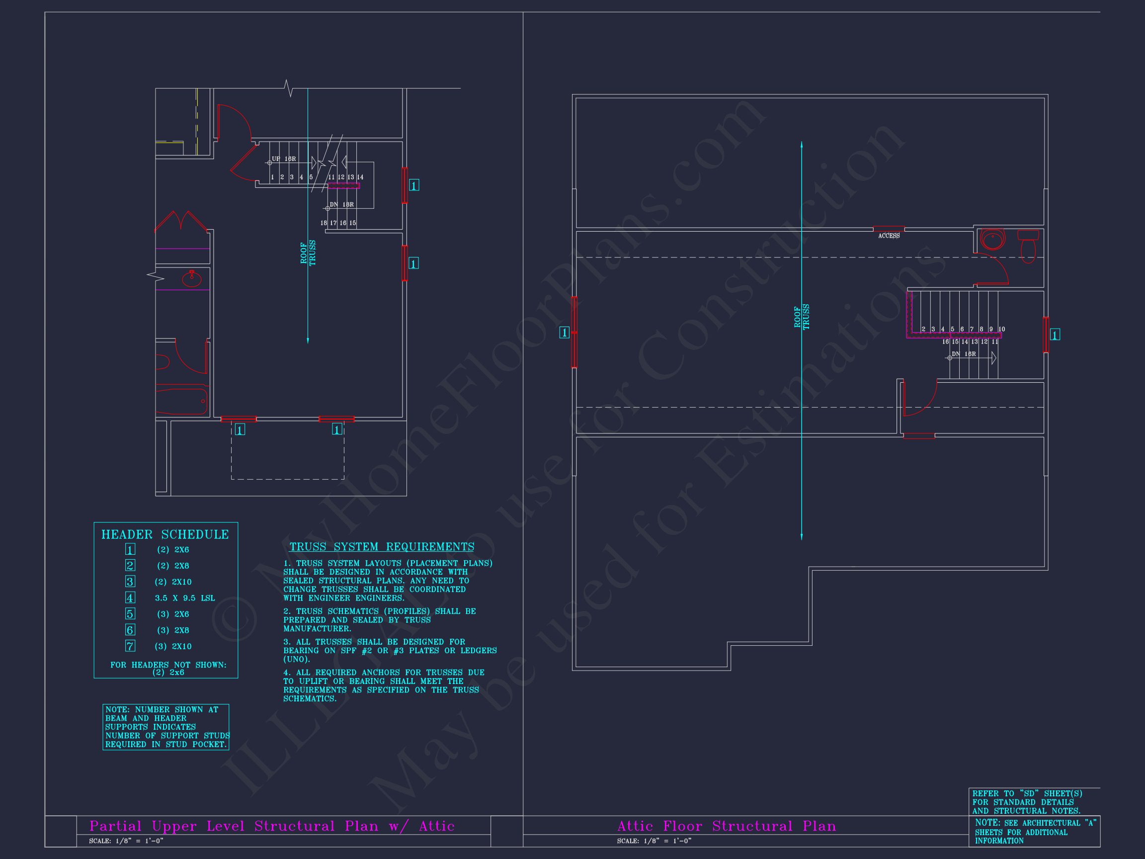 Elegant house Blueprint with 4 Beds & 3 Baths – CAD Designs