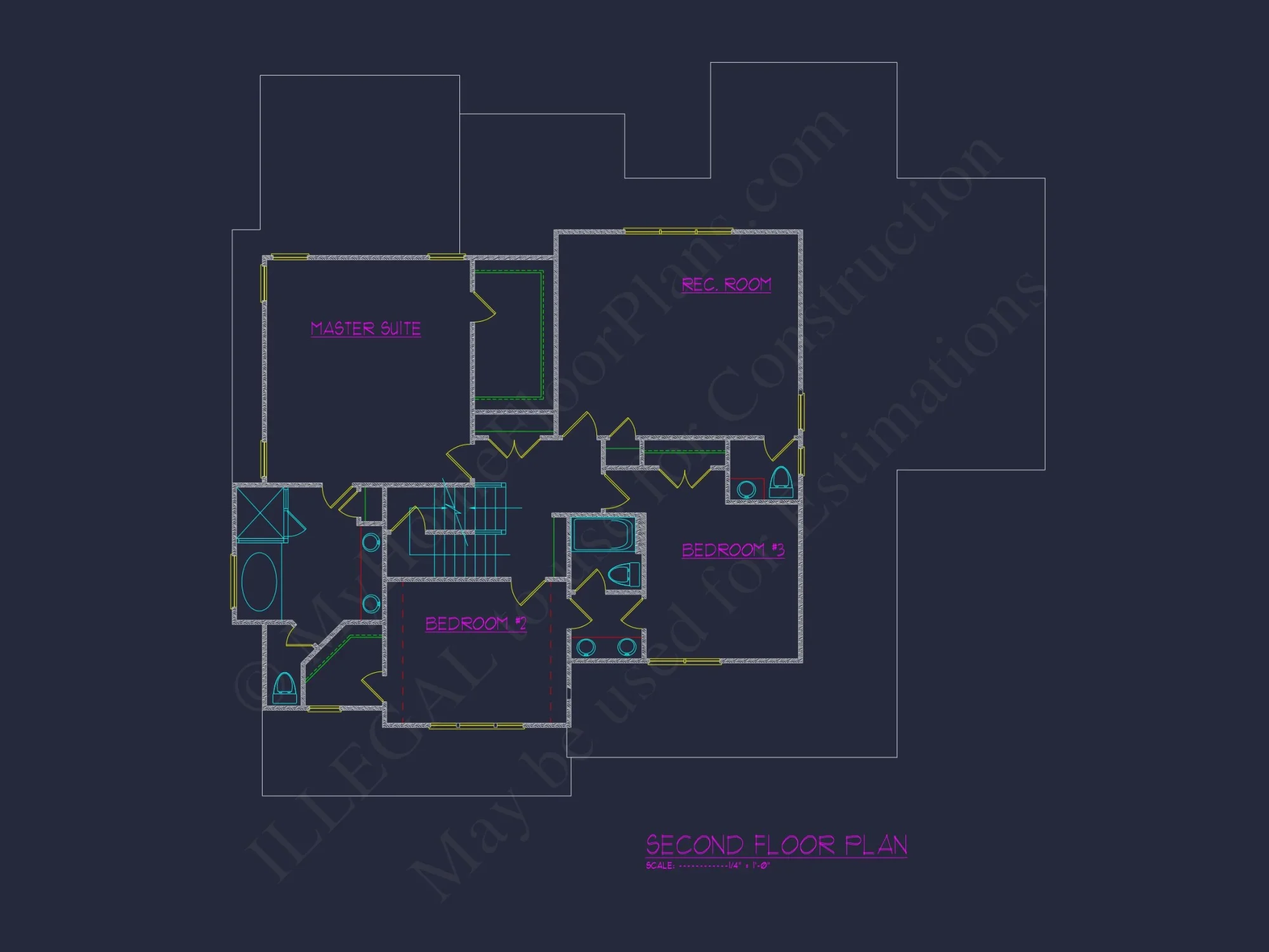 Elegant house Blueprint with Modern Floor Plan & CAD Designs
