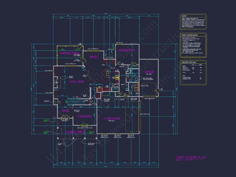 Elegant house Blueprint with Modern Floor Plan & CAD Designs