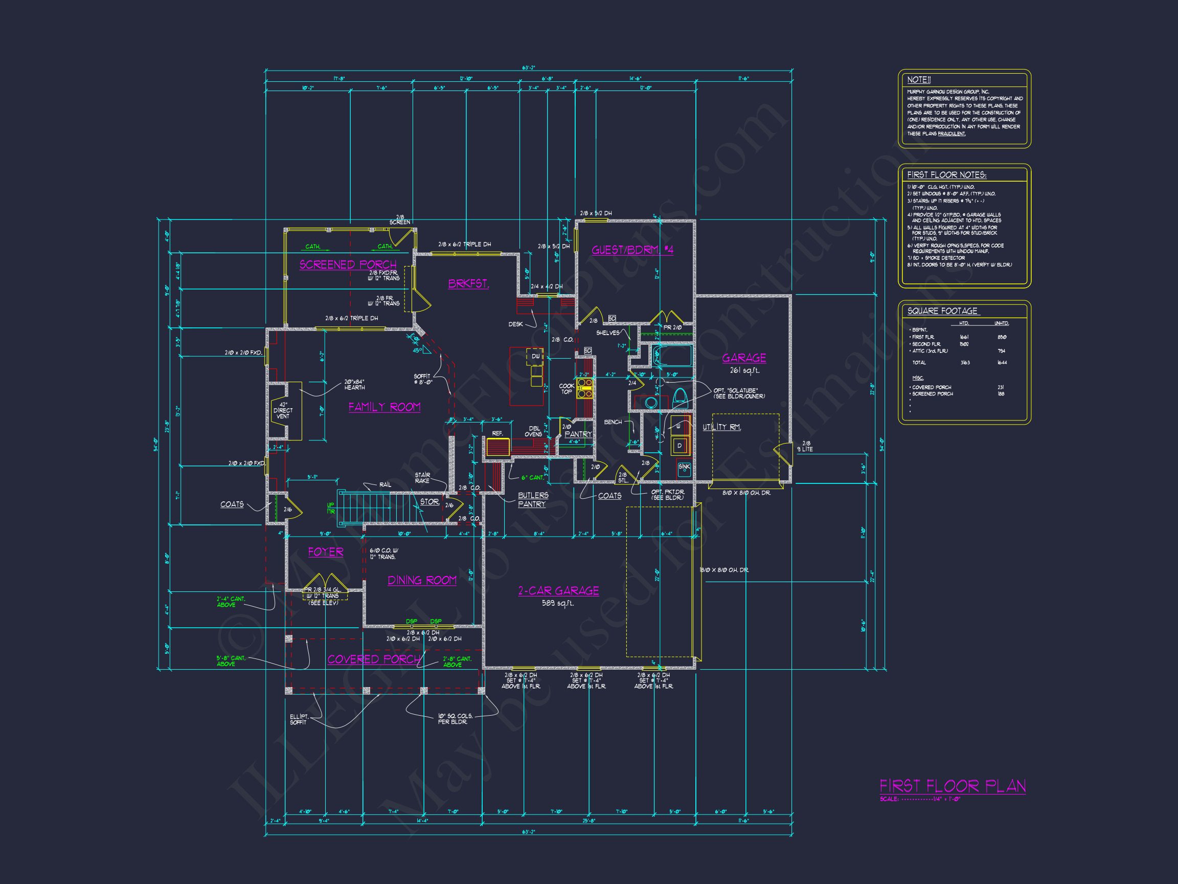 Elegant house Blueprint with Modern Floor Plan & CAD Designs