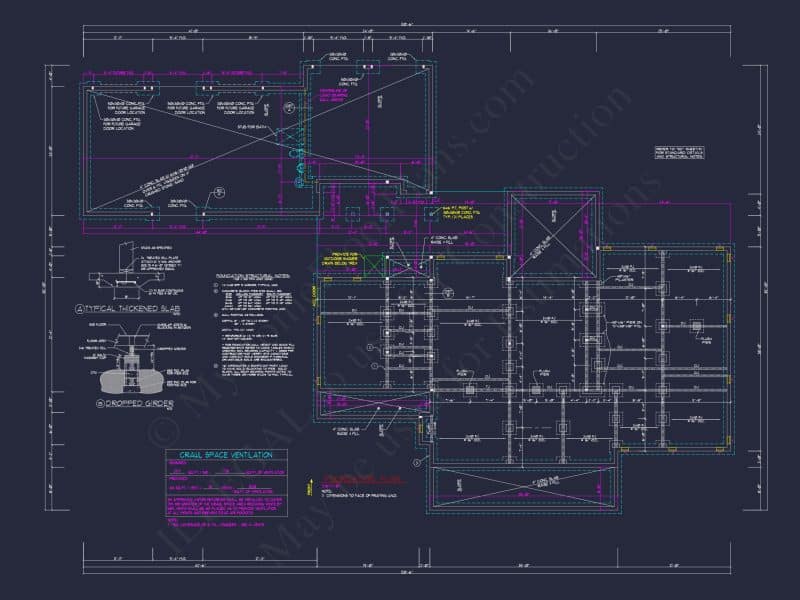 Elegant house Blueprint with Spacious Floor Plan Designs