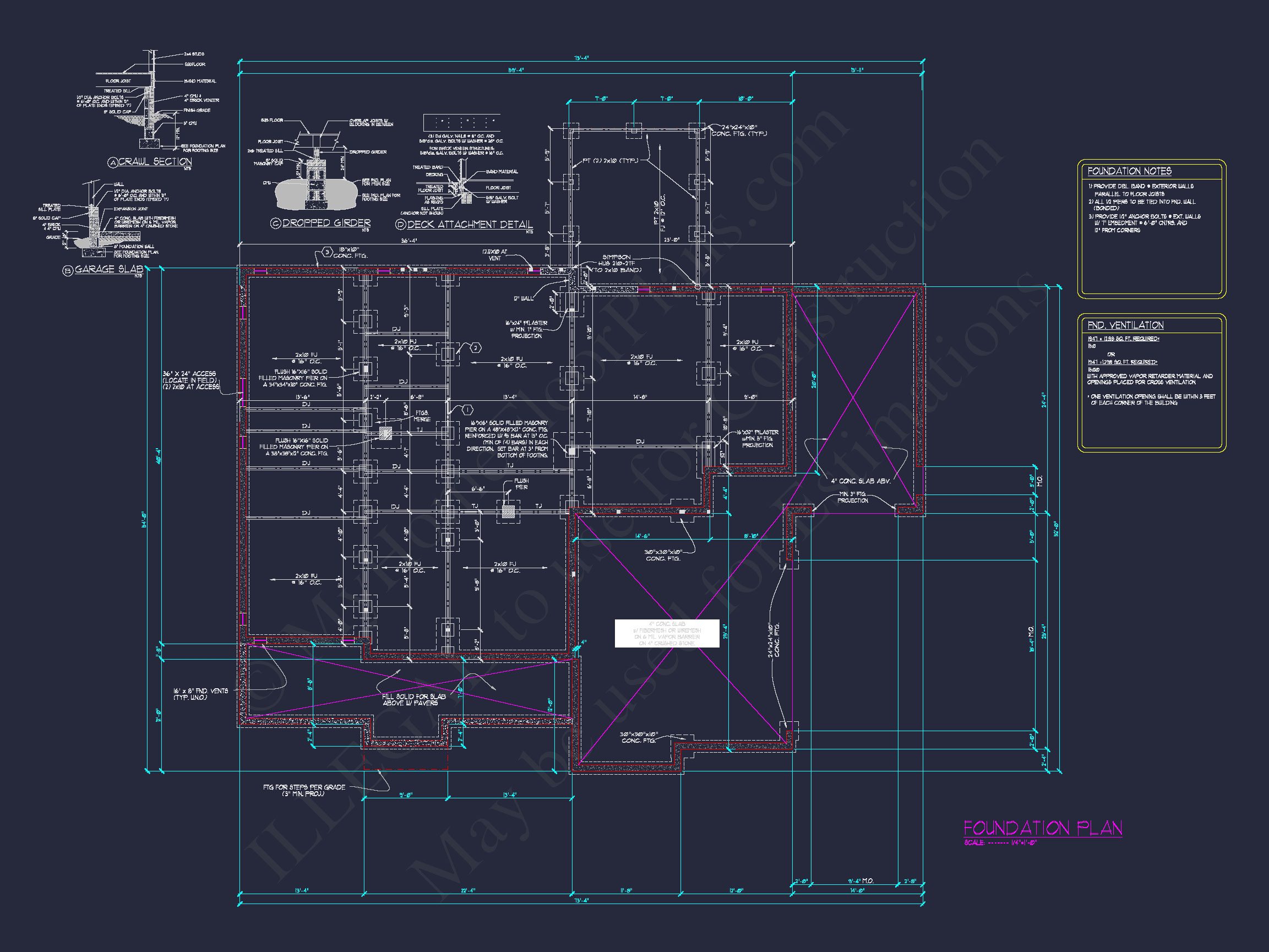 Elegant Home Blueprint – Floor Plan & CAD Architecture Design