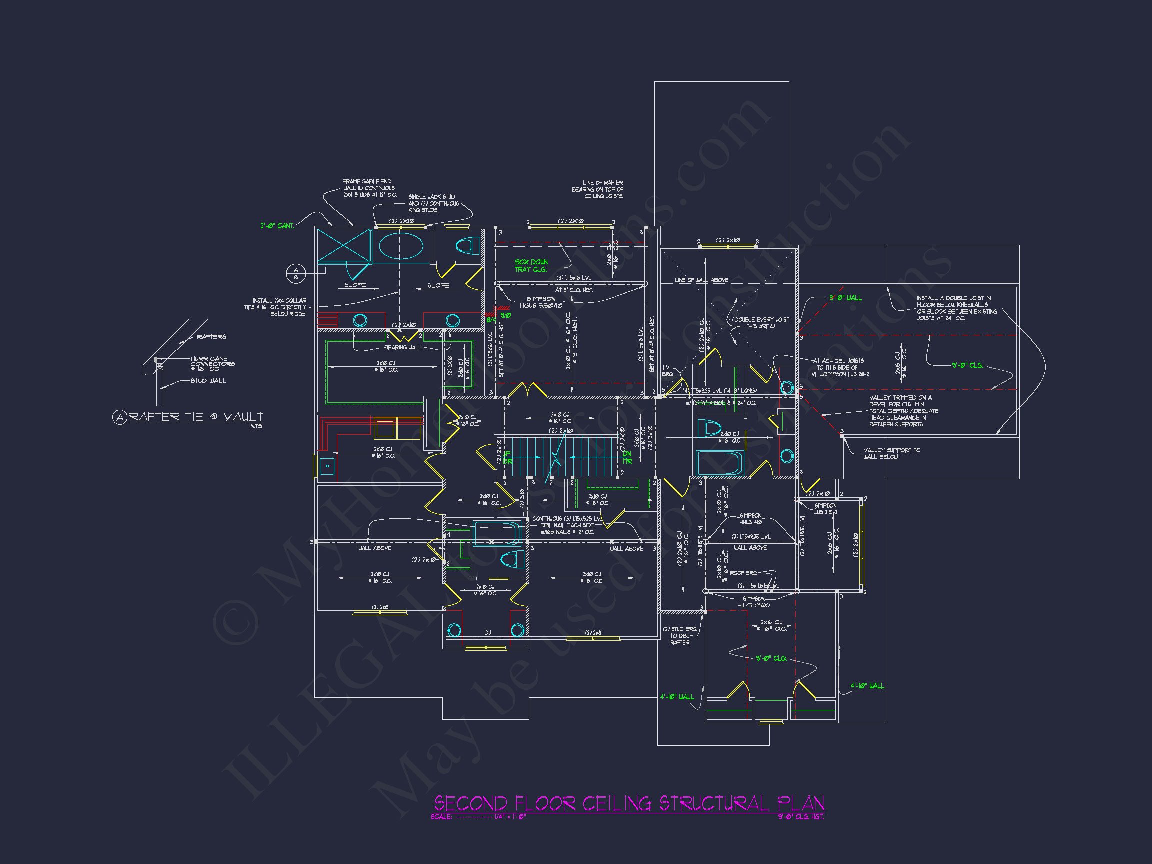 Elegant Home Blueprint – Floor Plan & CAD Architecture Design
