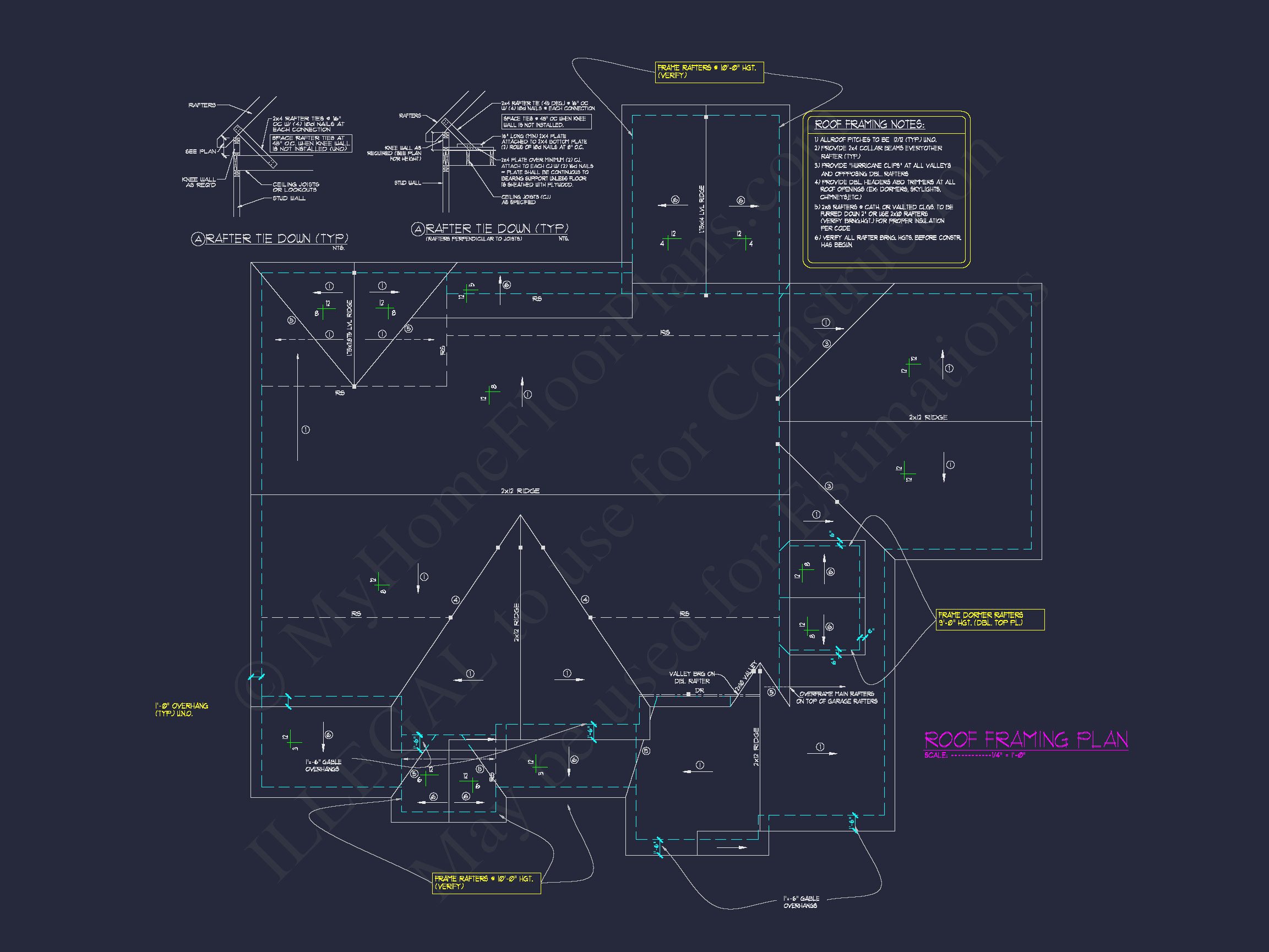 Elegant Home Blueprint – Floor Plan & CAD Architecture Design