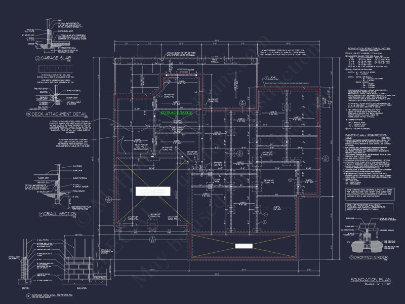 Elegant house CAD Floor Plan: Spacious 4-Bedroom Design