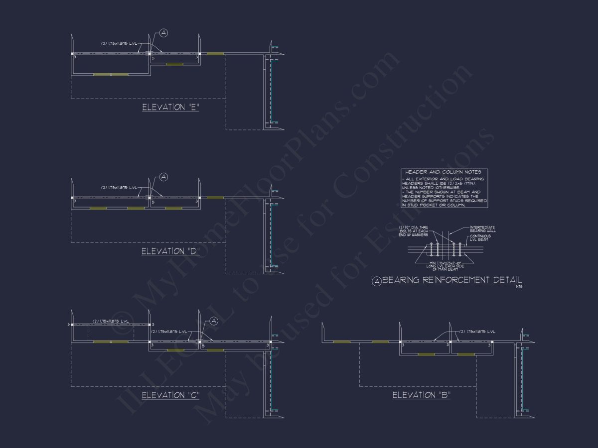 Elegant house Design: CAD Blueprint for Multi-Level Living