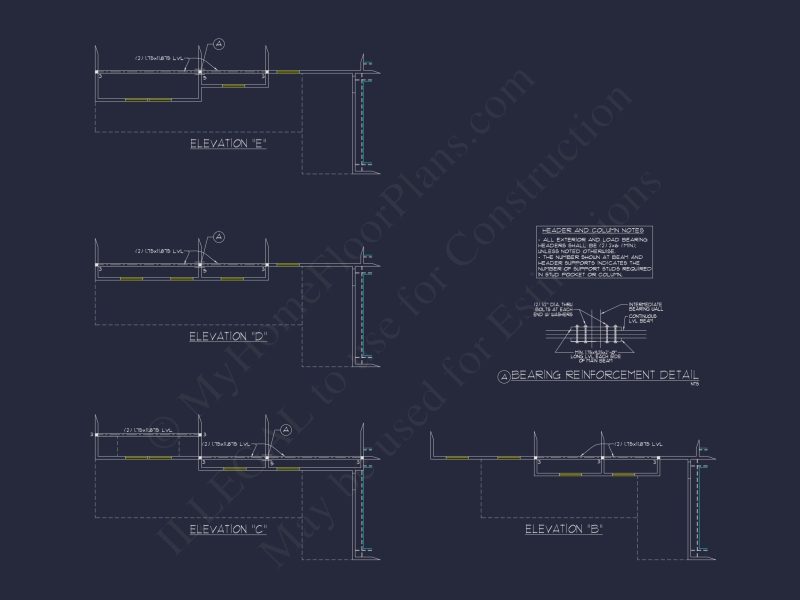 Elegant house Design: CAD Blueprint for Multi-Level Living
