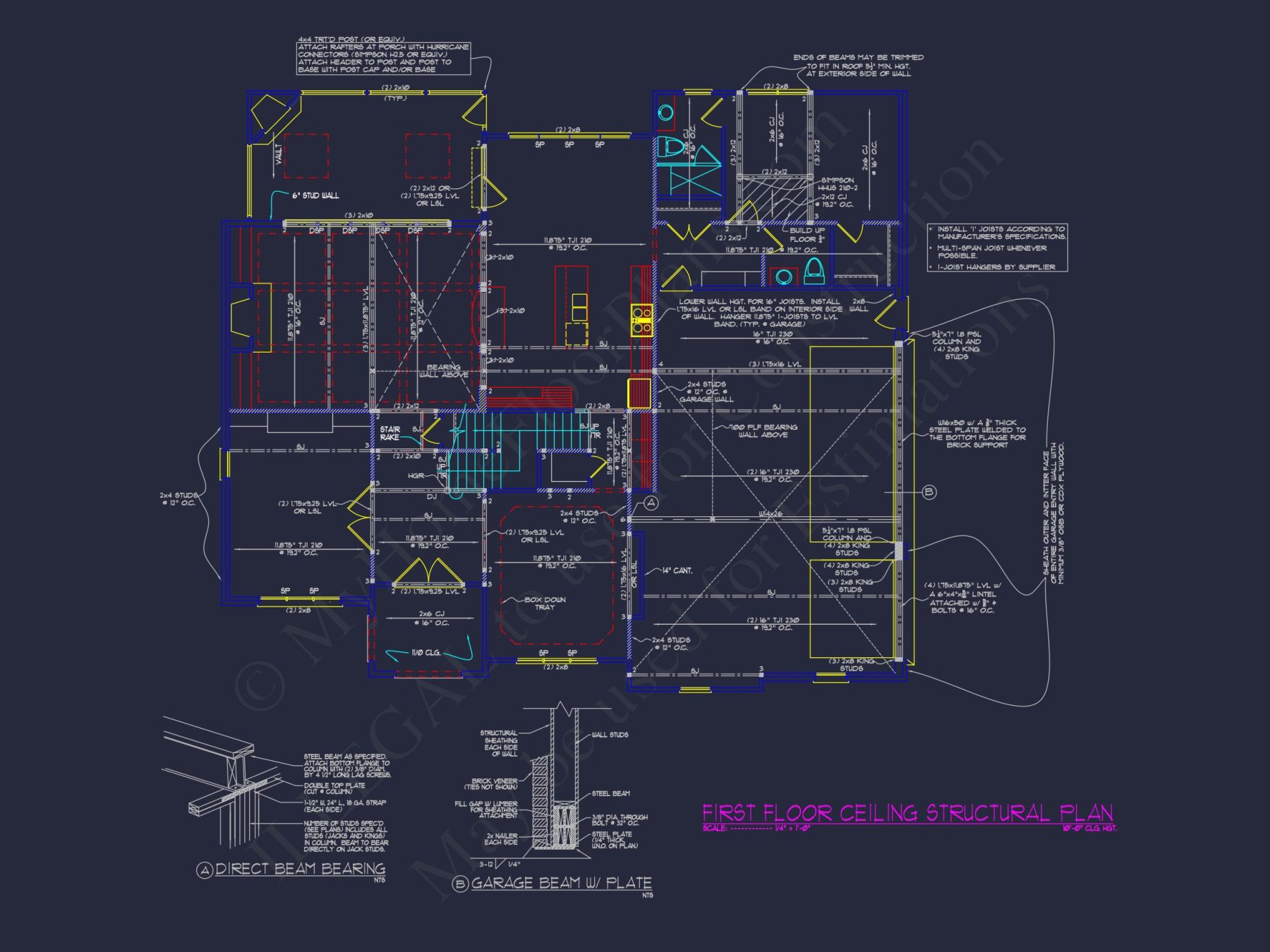 Elegant house Design: CAD Floor Plan and Architecture Blueprint