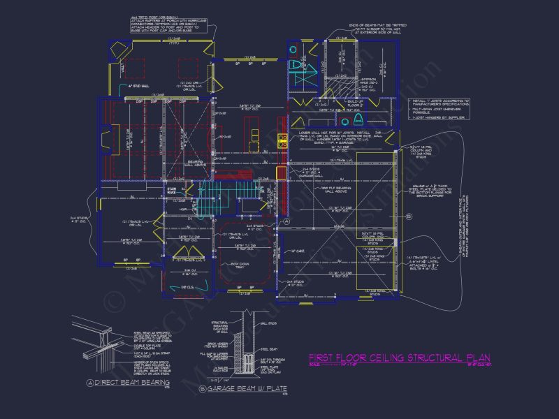 Elegant house Design: CAD Floor Plan and Architecture Blueprint