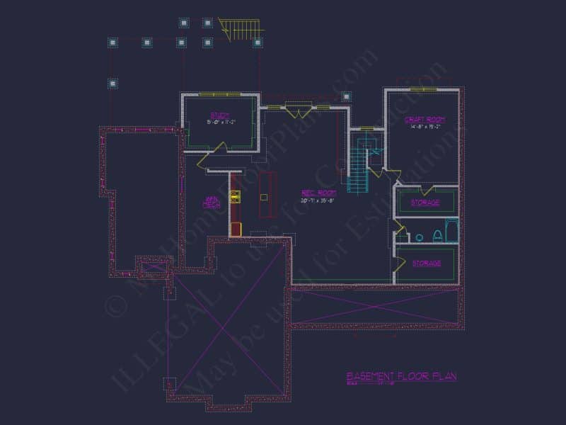 Elegant house Design Featuring CAD Floor Plans and Blueprints