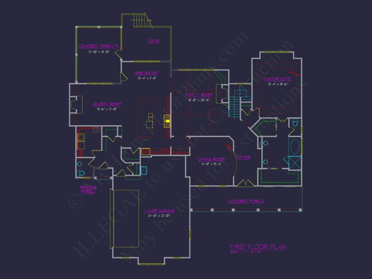 Elegant house Design Featuring CAD Floor Plans and Blueprints