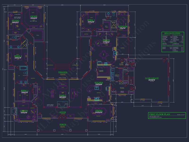 Elegant house Design: Premium Floor Plan with CAD Blueprint