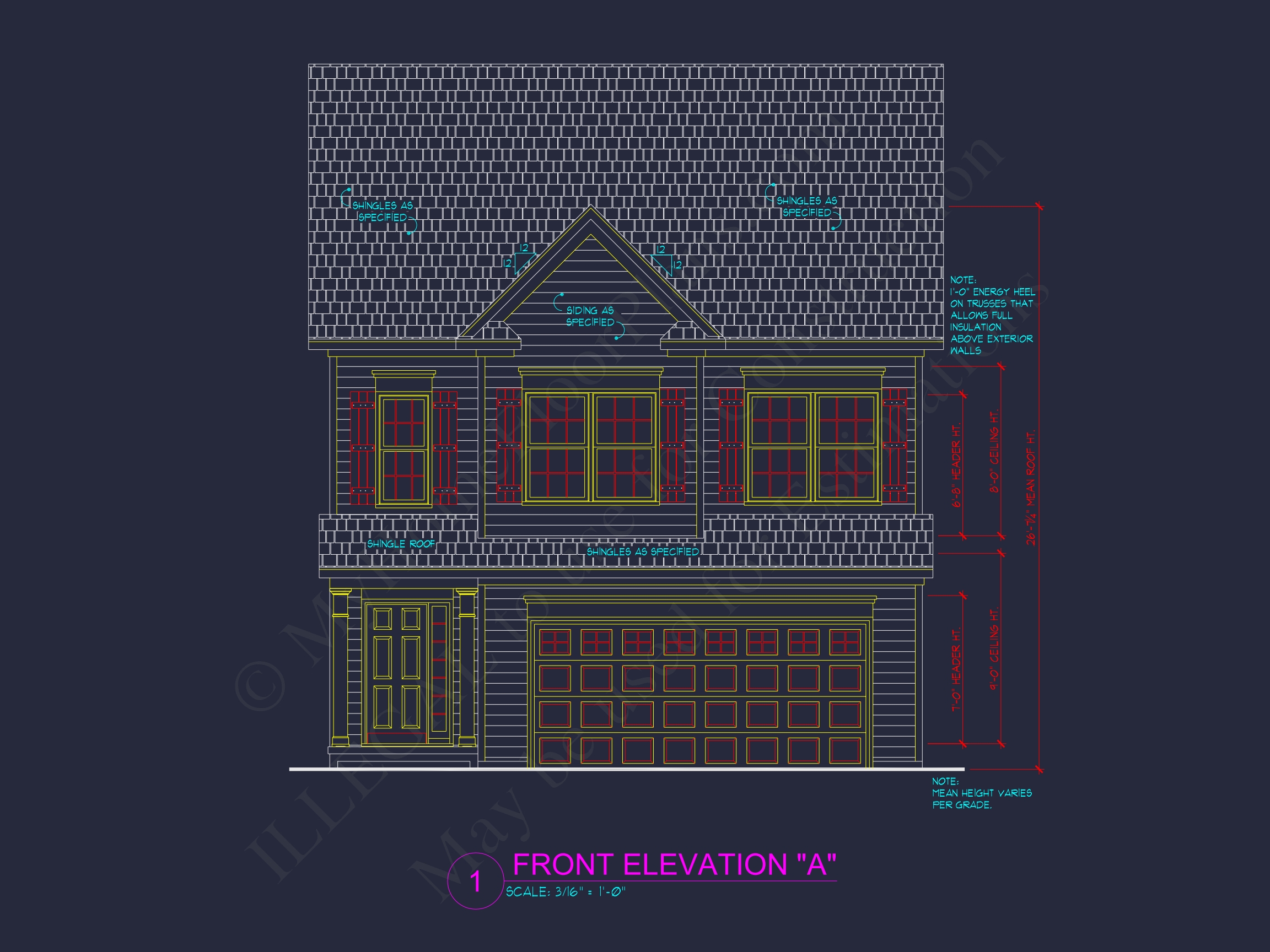 Elegant Home Design with CAD Floor Plans & Classic Blueprint