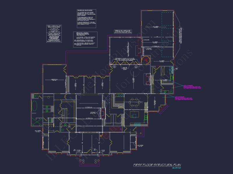 Elegant house Design with CAD Floor Plans and Architecture Blueprints