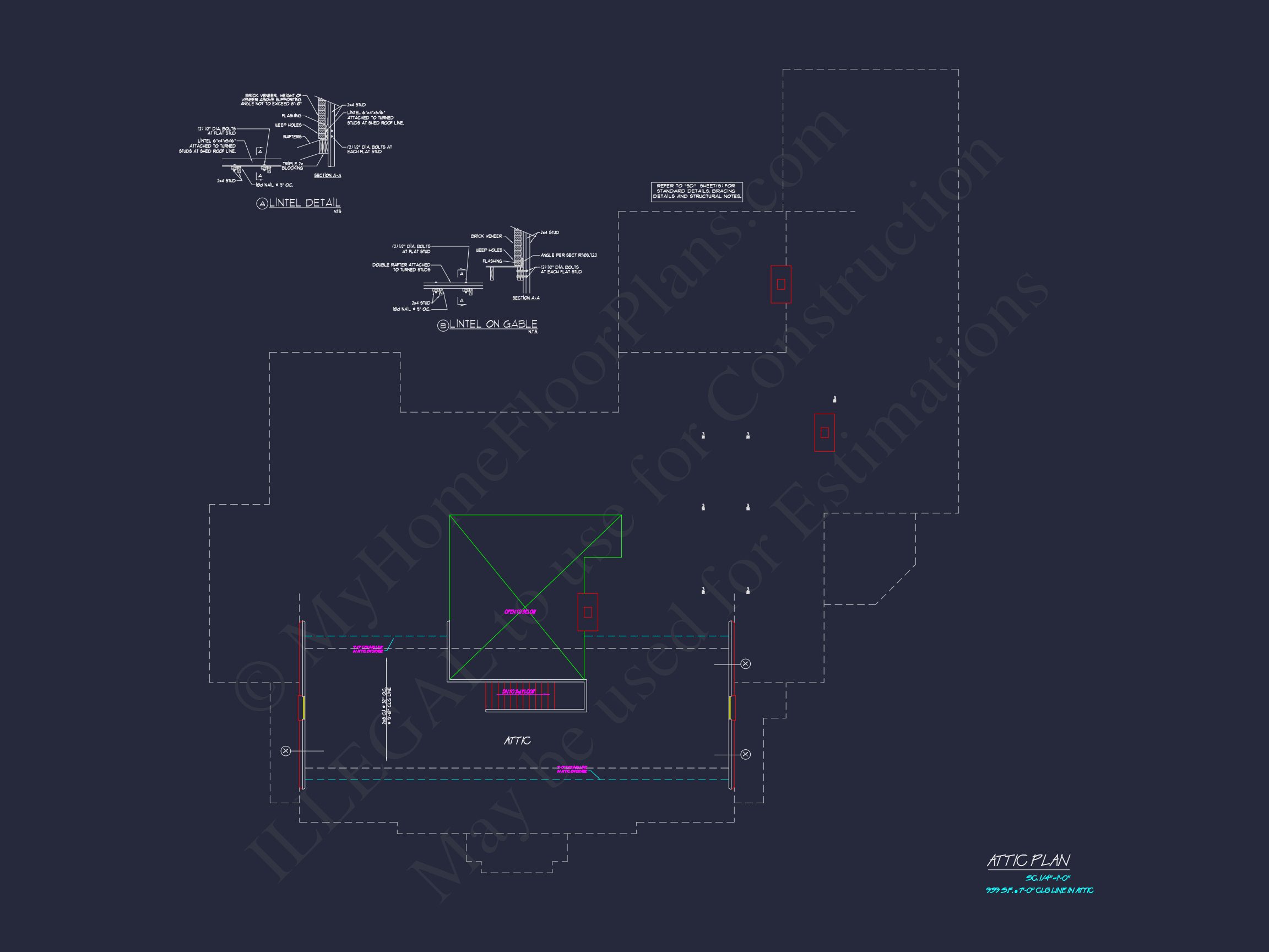 Elegant house Design with CAD Floor Plans and Architecture Blueprints