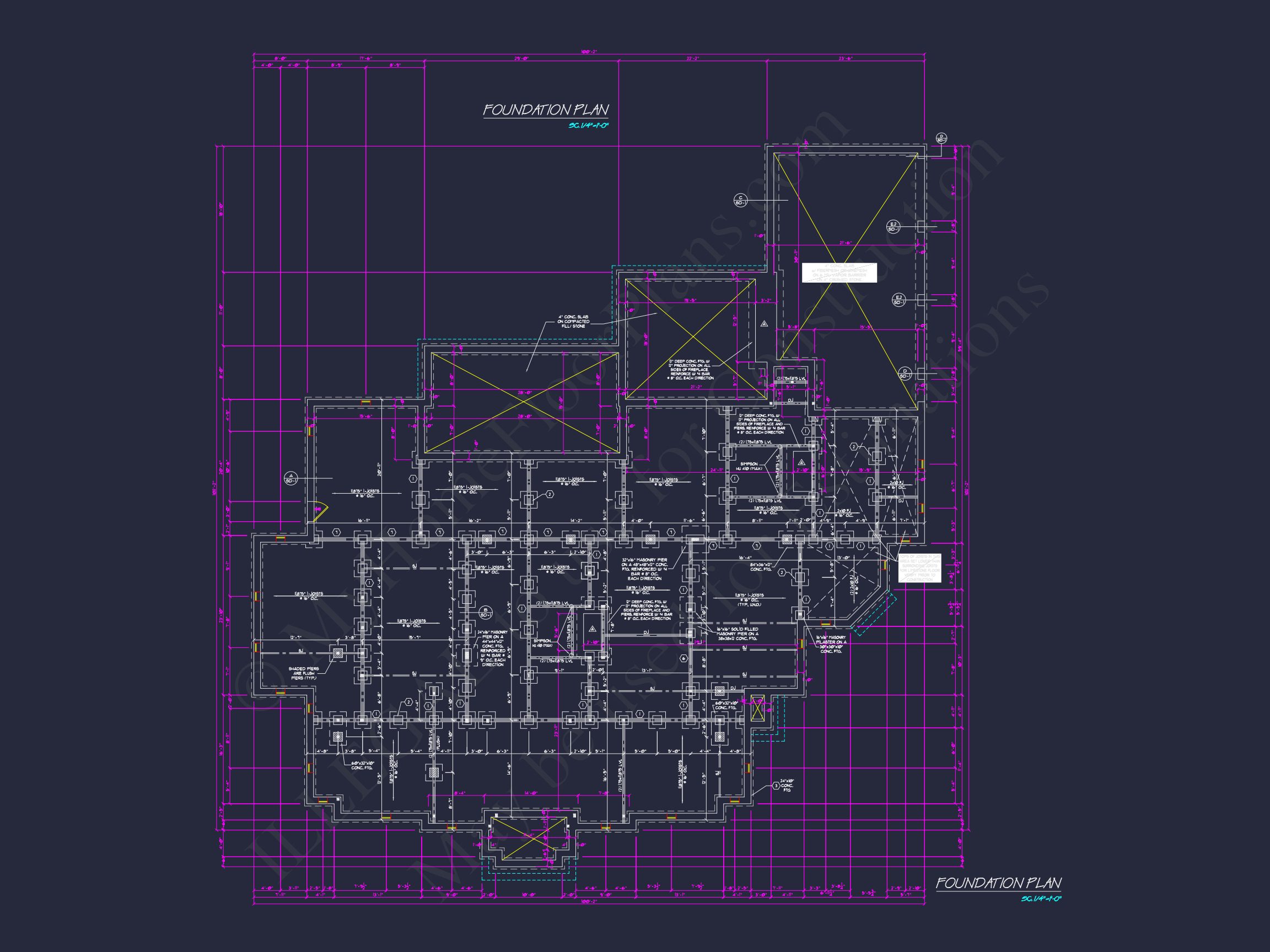 Elegant house Design with CAD Floor Plans and Architecture Blueprints