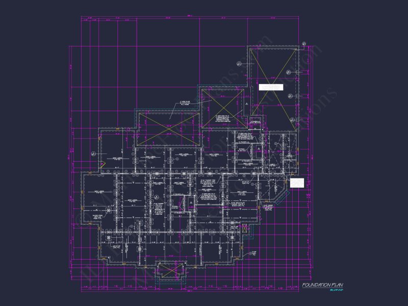 Elegant house Design with CAD Floor Plans and Architecture Blueprints