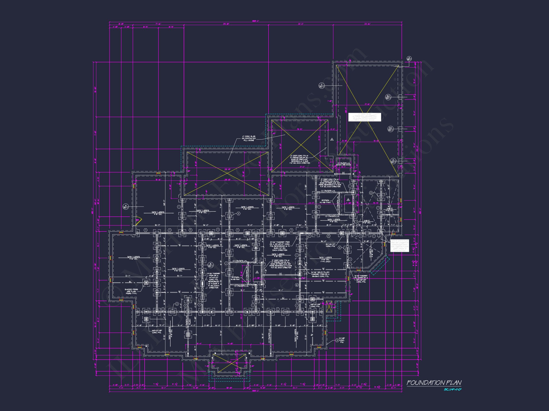 Elegant house Design with CAD Floor Plans and Architecture Blueprints