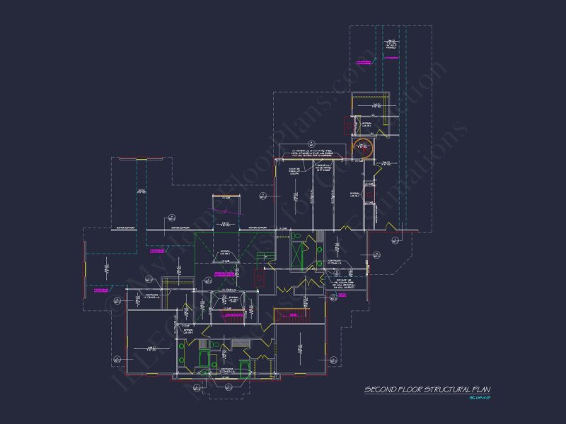 Elegant house Design with CAD Floor Plans and Architecture Blueprints