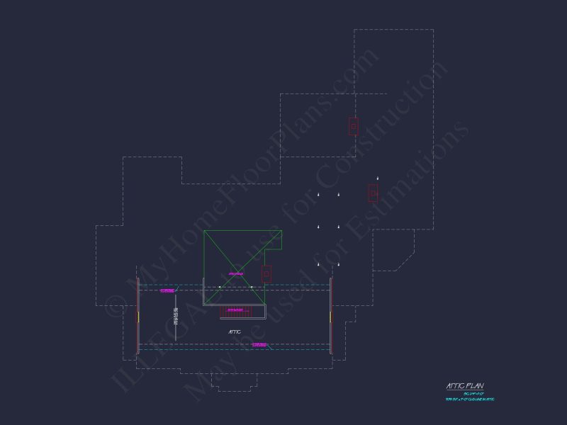Elegant house Design with CAD Floor Plans and Architecture Blueprints