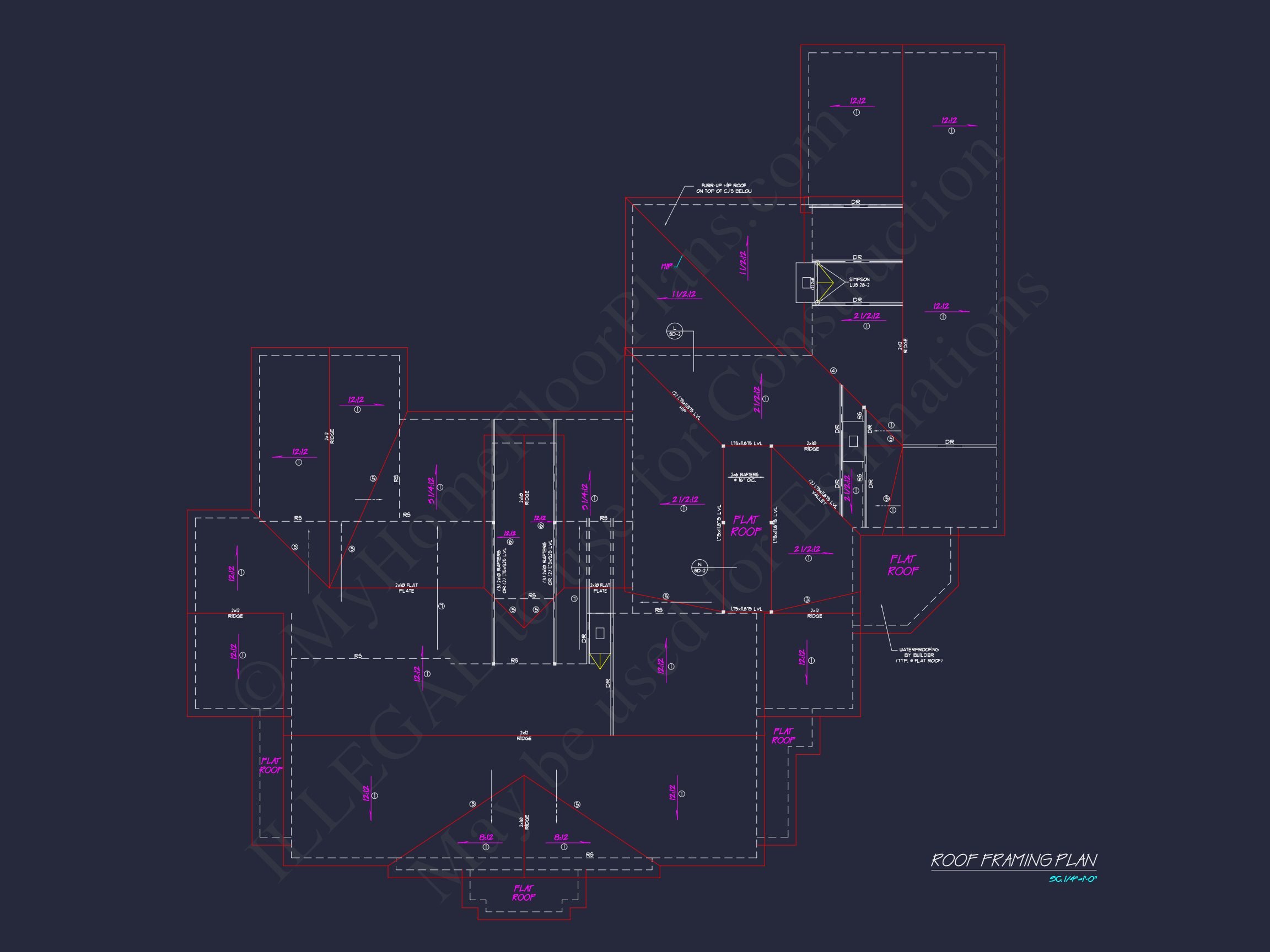 Elegant house Design with CAD Floor Plans and Architecture Blueprints