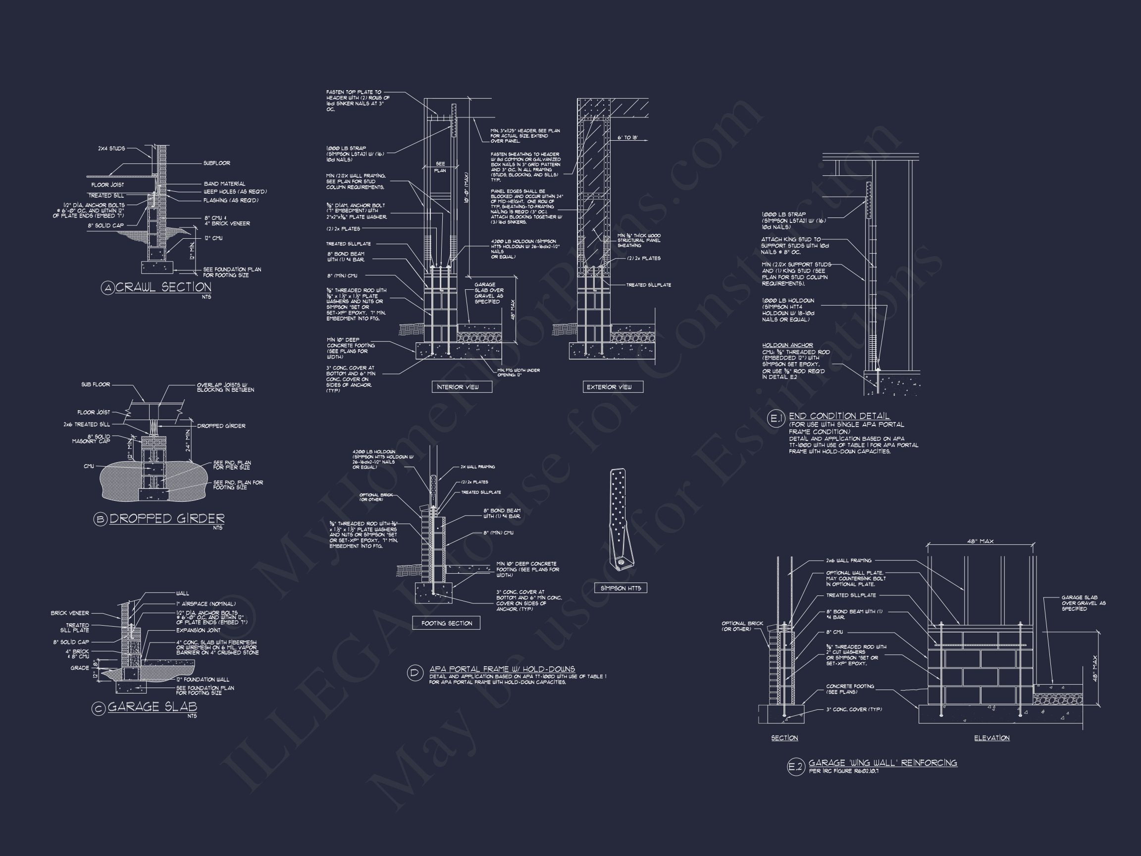 Elegant house Design with CAD Floor Plans and Architecture Blueprints
