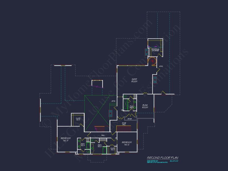 Elegant house Design with CAD Floor Plans and Architecture Blueprints
