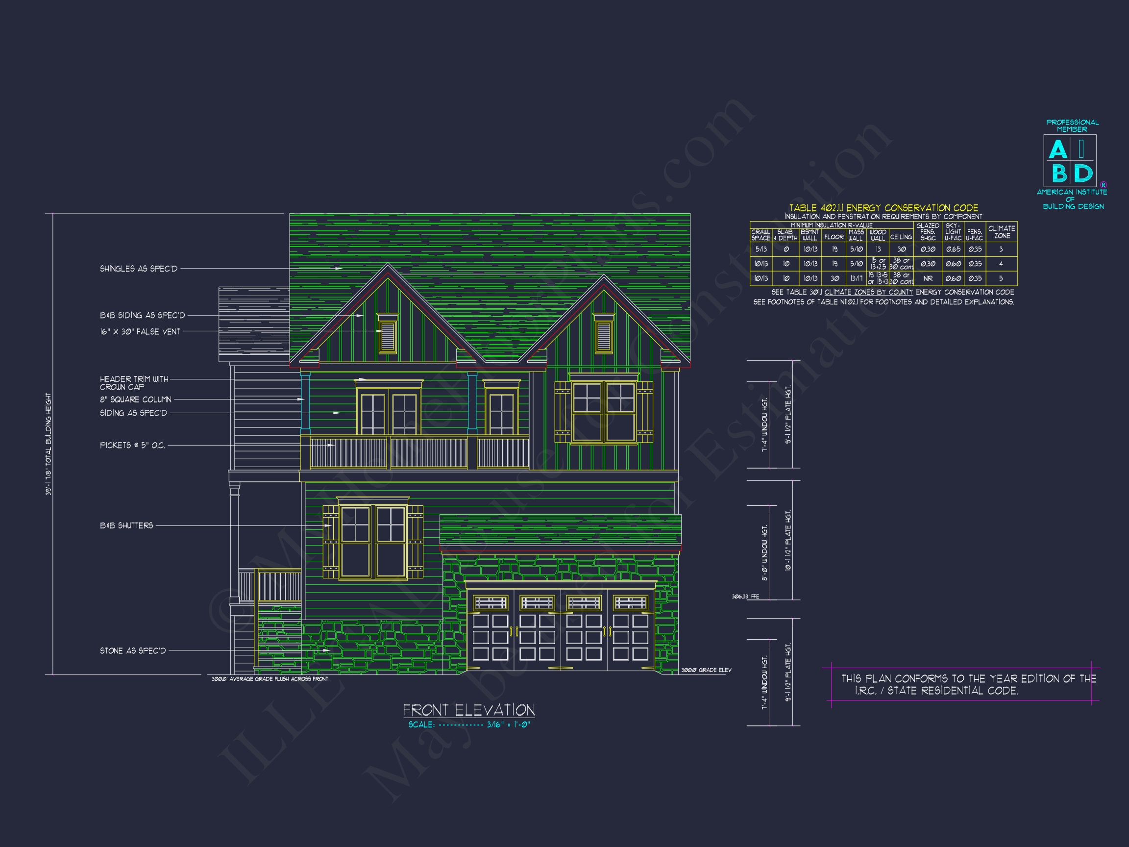 Elegant Home Design with Floor Plans,Blueprints & CAD Architecture